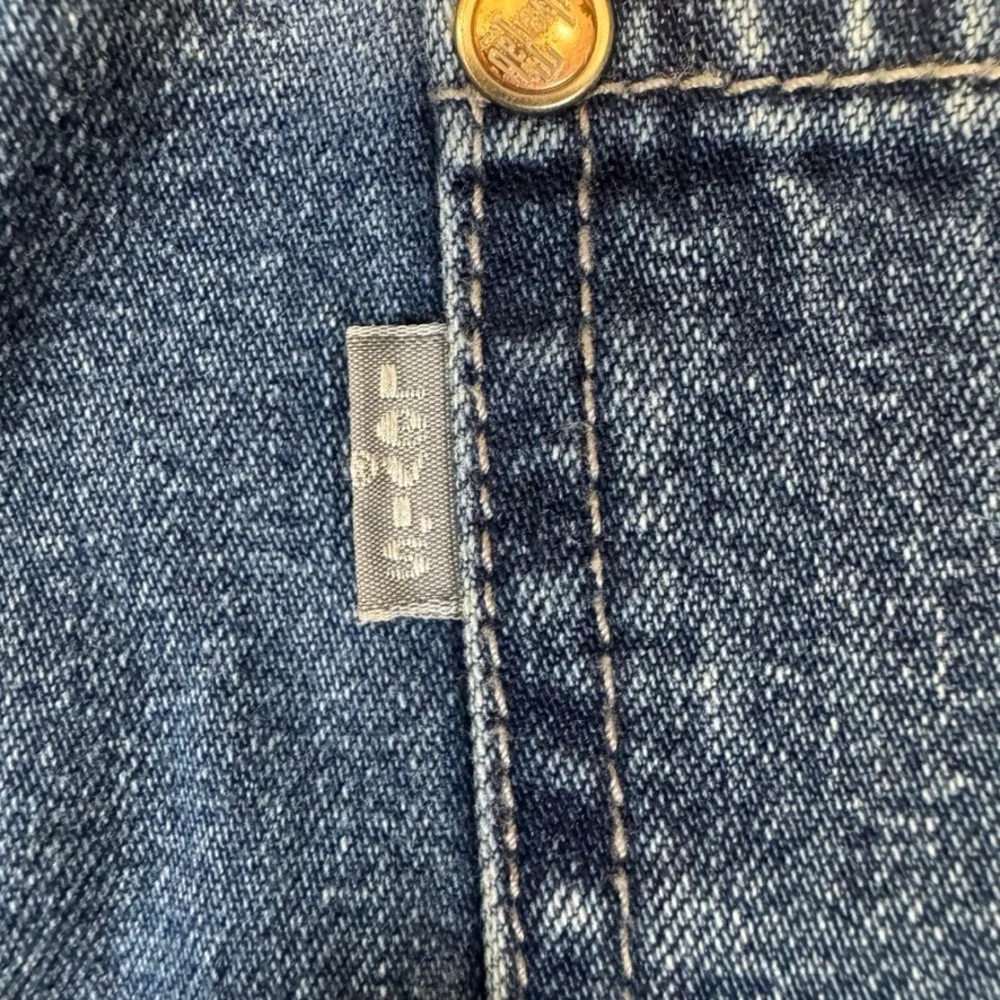 Levis SilverTab Carpenter Jeans Mens 33x32 Blue Denim Double Knee Loose Fit Work